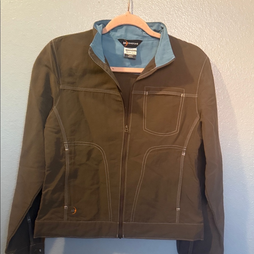MOONSTONE Women's Olive Green Jacket
